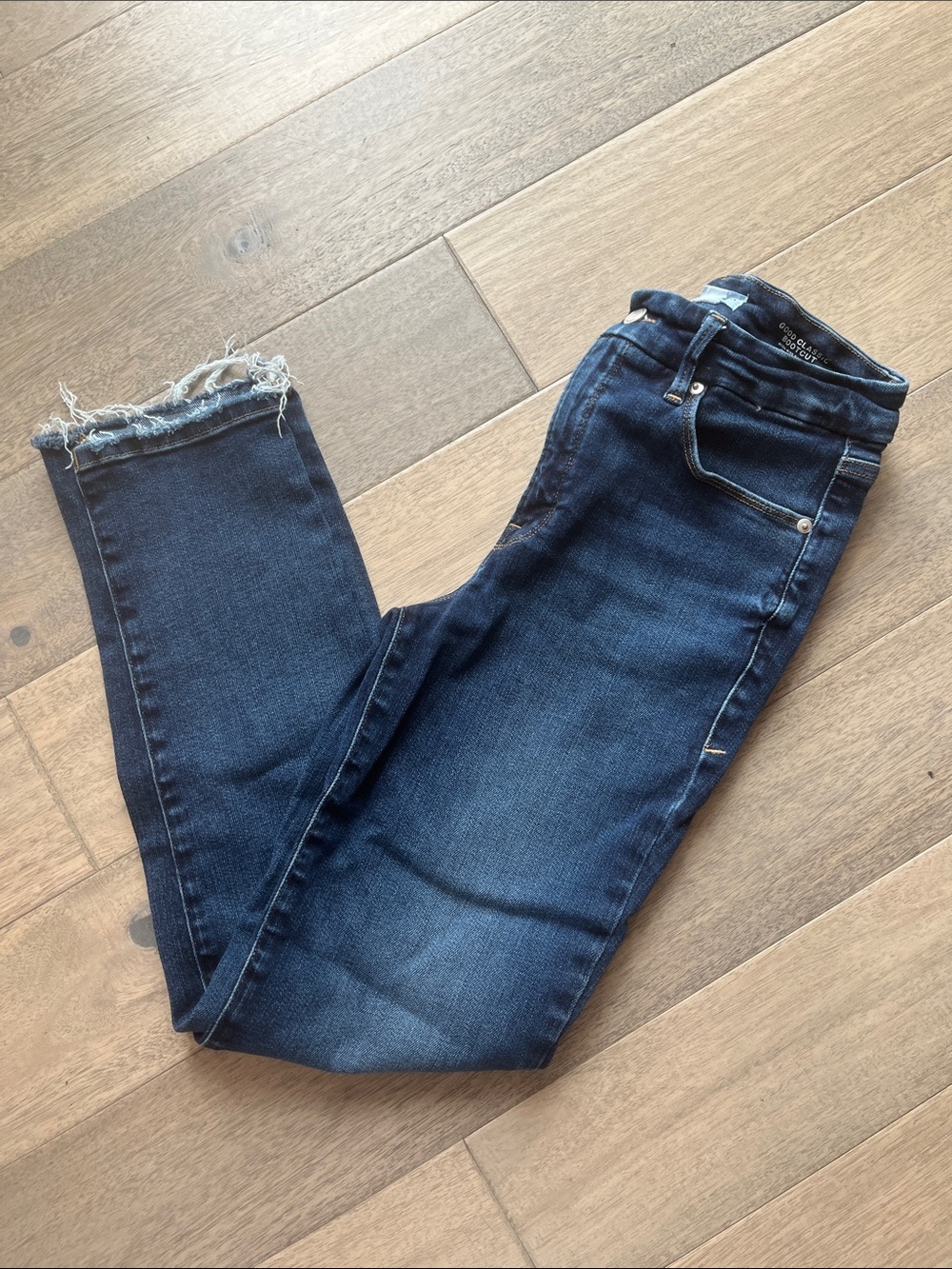 Good American Classic Bootcut Jeans (High Rise 28.5 inch inseam)
